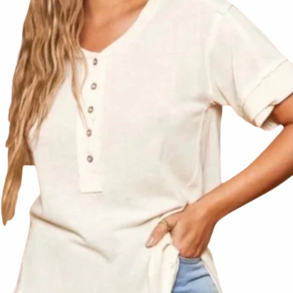 Faherty Allandria Henley - Picture 2 of 12